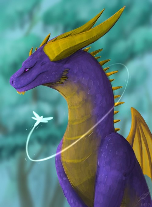hatosaurus:Adult Sypro, keeping watch after all these years…