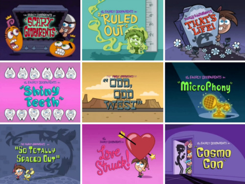 title cards