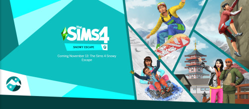 maxismatchccworld: The Sims 4 Snowy Escape Expansion Pack Gear up for thrilling snow sports, relax i