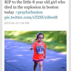 teasedpink:  maascara:  caribbean-breezes:  guava-butter:  I don’t even care what blog type you are, this deserves to be on your blog. Praying for Boston x  Pray for Boston.  my heart is broken she did nothing and now she’s dead rip angel &lt;3  this