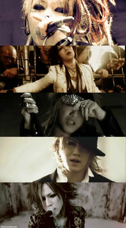 takarumatsuoki:EVOLUTION OF RUKI THE GAZETTE IN PVPART II1. Filth in the beauty2. Hyena3. BURIAL APP