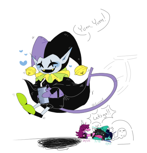 I legit have an art folder labeled “Newest Obsession: Jevil”