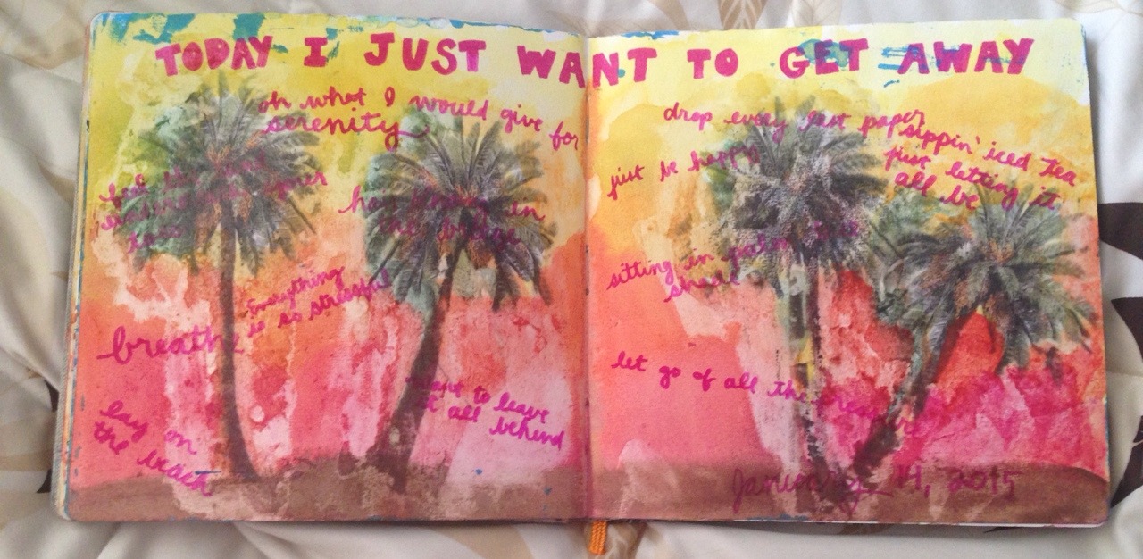 beartsybehappy:  Journal pages, December to February