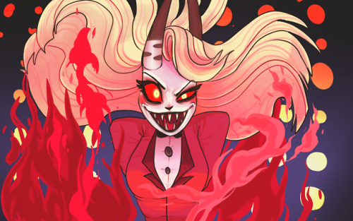 sugasukaru-art:The Hazbin Hotel trailer is to die for!!Had to make a repait of Charlie being all sca