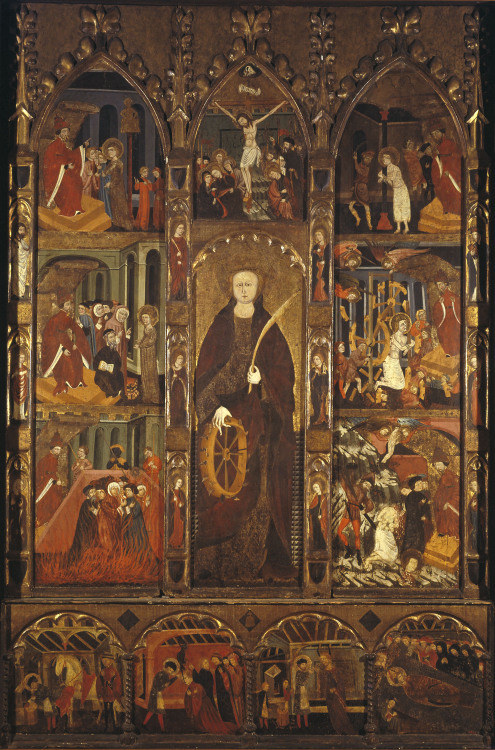 maertyrer: Master of CastellbòAltarpiece of Saint Catherine and Saint Eligius ca.1400