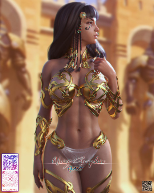 fantasy-scifi-art:  Egyptian Pharah by Jordi
