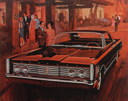 klappersacks:  1965 FORD Mercury illustration vintage automobile car advertisement by Christian Montone on Flickr.