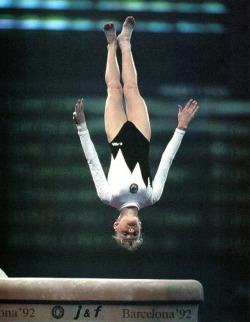 olympic88:  Tatiana Gutsu (Ukraine) was the queen of women’s gymnastics, winning the individual and team competitions  Barcelona 1992 Olympics