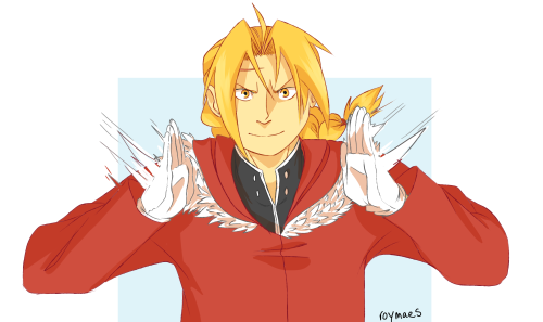 roymaes: “The boy who can perform alchemy without a transmutation circle… Edward Elric&