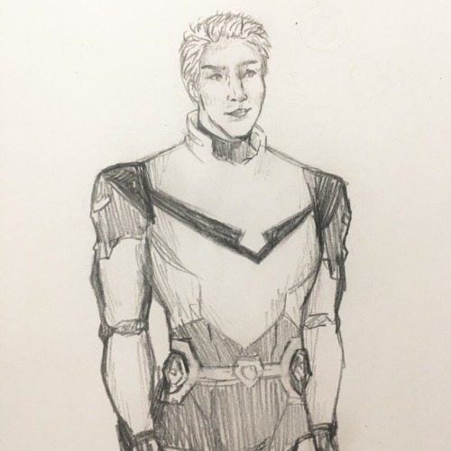 tapiocaparfait:Steve Rogers, Black PaladinTony Stark, Red PaladinSchool is giving me lots of work, s