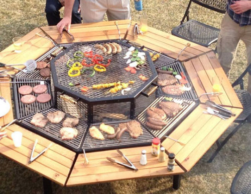 bigbluegill:  epicjohndoe:  Spectacular Grill-Table  👍🏼