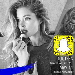 I’ll be taking over the @lorealmakeup snapchat account tomorrow. Send me your questions on Twitter using #lorealxdoutzen! by doutzen