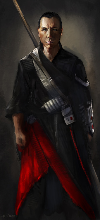 ddengart:  I’m excited for Rogue One! Did a digital sketch of Donnie Yen! 