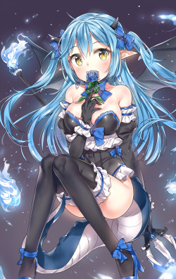 pantherrh:  Blue rose | ゆらん [pixiv]