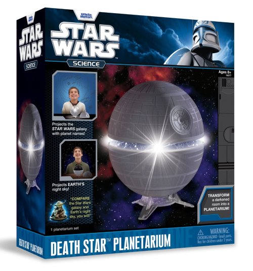 makingstarwars:  Not only is this Death Star Planetarium fun and educational, it could be used to get a Star Wars nerd into your room with the lights off. Just sayin’. Think ahead. 