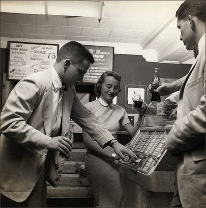 1950sunlimited:  Juke Box, 1954 