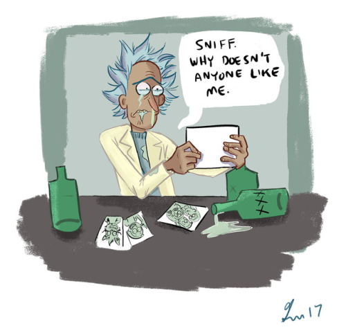 ilikepranksters:rick sanchez in a nutshell.