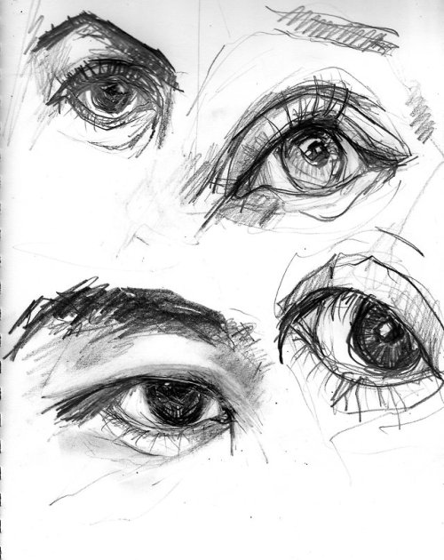 Eye Study No. 3Graphite on Canson mixed-media paper 9″ x 12″Available for purchase here.