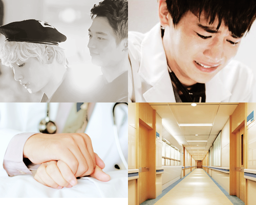 lovertronic:  “Let’s meet again, and let’s be more than friends.” “Let’s meet again, till the very end.” MINKEY; HOSPITAL AU          