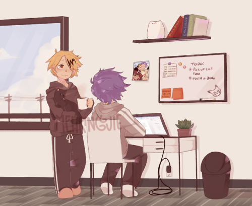  [ ko-fi | commissions | twitter ]background practice w/ kamishin (i havent done backgrounds since