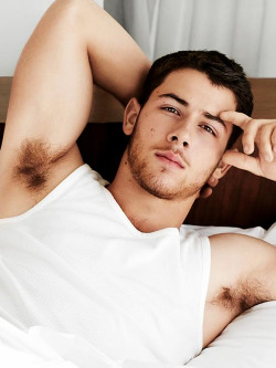 zacefronsbf:  Nick Jonas for Cosmopolitan Magazine October 2014   Armpits to dive into!