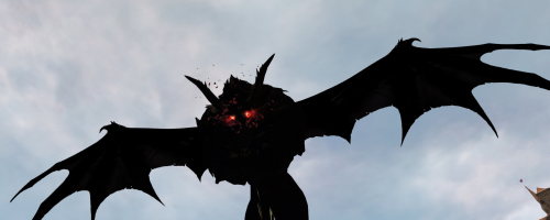 Mothman sighted in the skies of Divinity’s Reach.