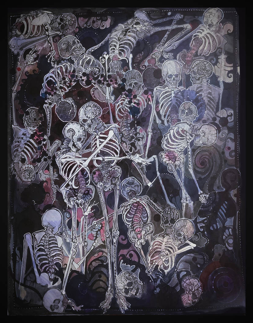 ex0skeletal-undead:
““Cosmic Death Orgy by Chobek
” ”