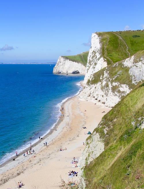 earlandladygray:Durdle Door, England, is one of the highlights of the Jurassic Coast. Numerous prehi