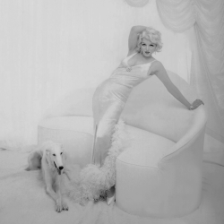  Marilyn Monroe poses as Jean Harlow, Theda