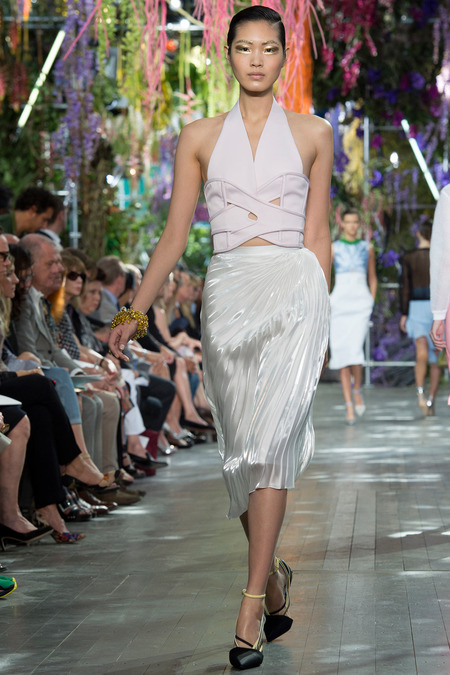 Label:  Christian Dior  Fashion Show:  Spring/Summer 2014 in Paris  Models:  Sasha Luss, Elodia Prie