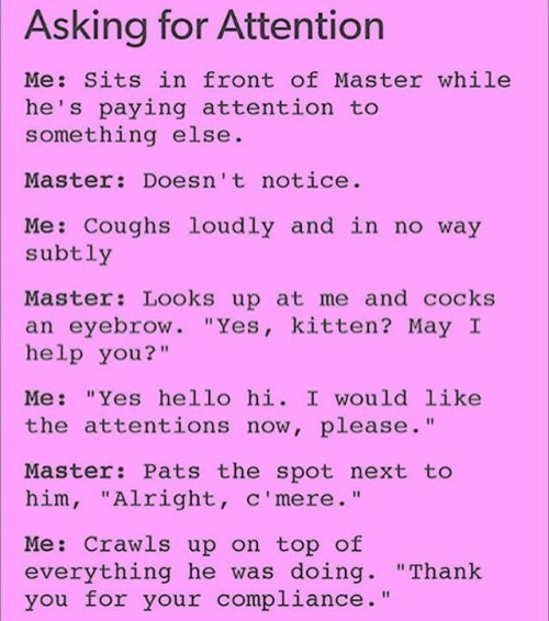 I luvs you master..!