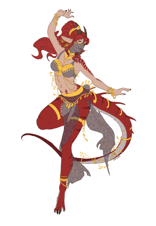 whitemantis: runasolaris: she decided to do belly dancing to seduce. who is she going to seduce?)) 8