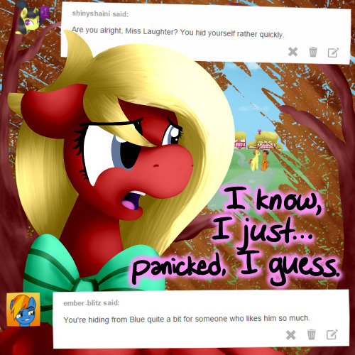 asklovelylaughter:-sigh-  Aww, there there Lovely ;w;