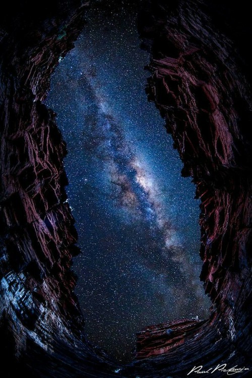 thedemon-hauntedworld: Photo by Paul Pichugin Eye to the Galaxy