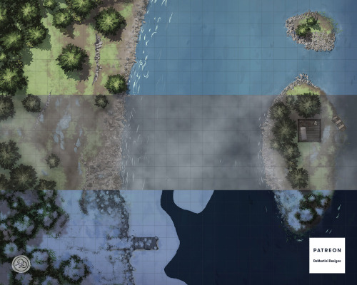 New Patreon Map: Pine Lake ShoreThe first map for this month could almost be called an XL map! It&am