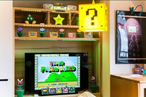 isquirtmilkfrommyeye:Check out this Nintendo themed Bed and Breakfast!