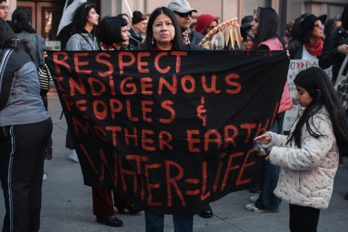 fullpraxisnow: #NoDAPL // NYC Prayer March in Support of the Standing Rock Sioux Nation (11.05.16) (Photos taken with consent of the organizers) 