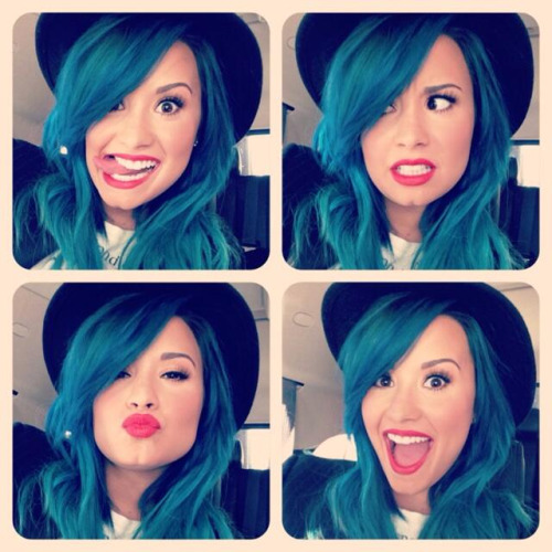 obsessedwithdemi: @ddlovato: Blue hurr, don’t curr..