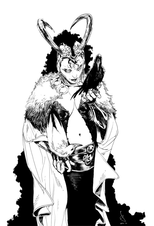 brianmichaelbendis: 1) Lady Loki by Sara Pichelli on Tumblr  2) Breaking Bad by Matteo Scalera 