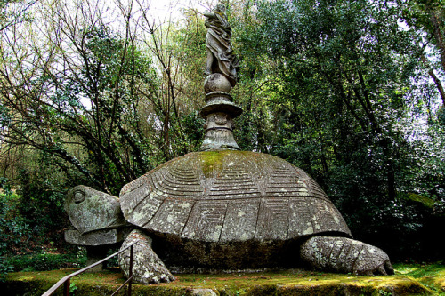 gatabella:The Sacro Bosco (Sacred Grove),colloquially called Park of the Monsters (Parco dei Mostri 