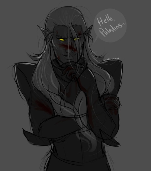 uneballe-unmort:back to your regularly scheduled lotor thirst doodlesthis is also for A Thing @thefe