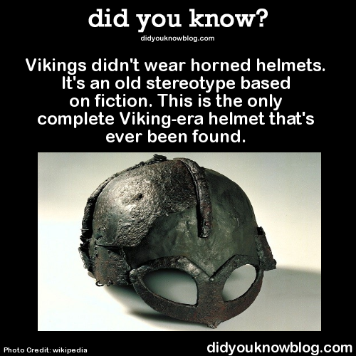Sex did-you-kno:  Vikings didn’t wear horned pictures