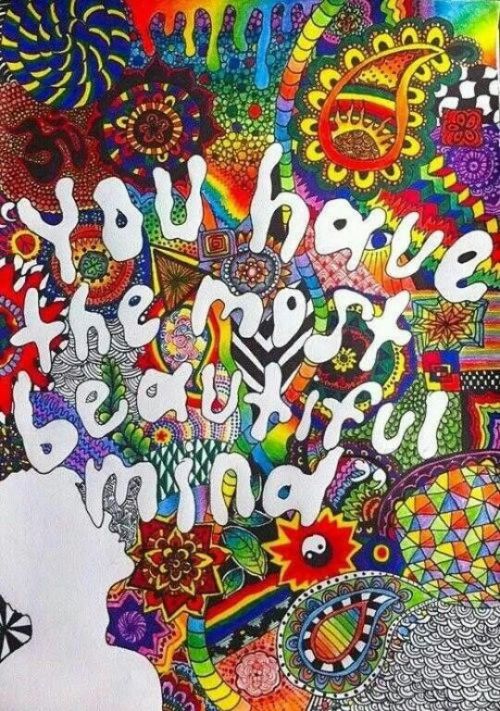 Tag someone with a beautiful mind#trippy #psychedeliclife #art #lsd #acid #dmt #love #psychedelicart