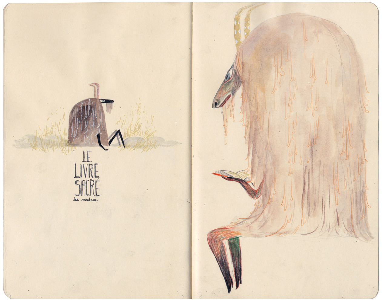 ssoja:  I started my third moleskine sketchbook a year ago, and well, these are all
