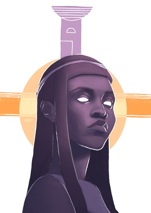 Finishing off this quick series with Nephthys. These were unspeakably fun to work on. &lt;3PRINTS HE