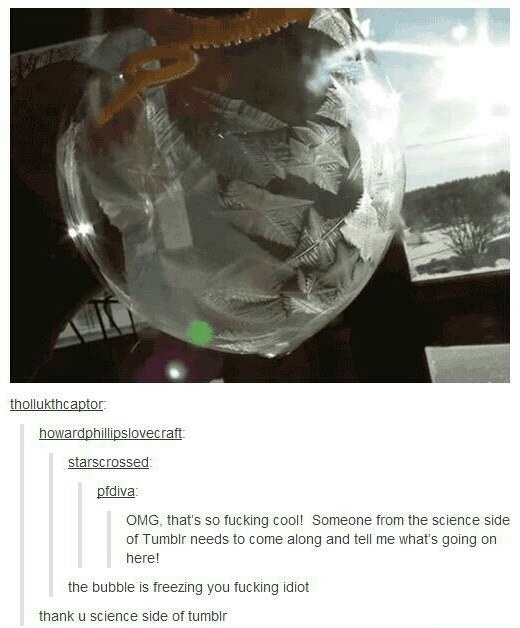 Thank You Science Side of Tumblr