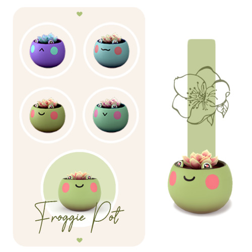 aira-cc:  Dogi &amp; Froggie Pots I wanted to do something for my followers and those who suppor