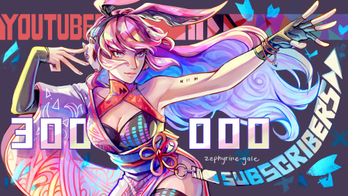 zephyrine-gale: commissioned by MiHoyo for their 300K subscriber milestone!