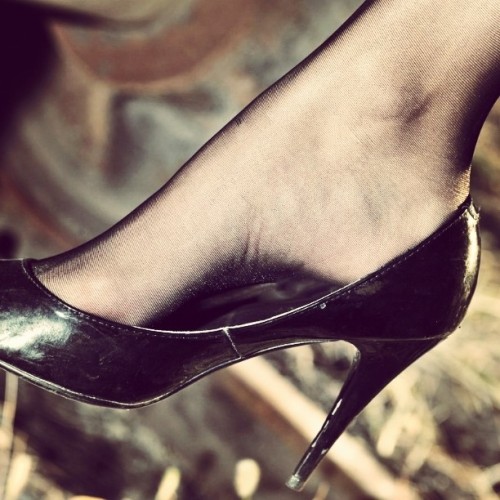 tightswa:  #pantyhose #stockings #nylons #feet #heels