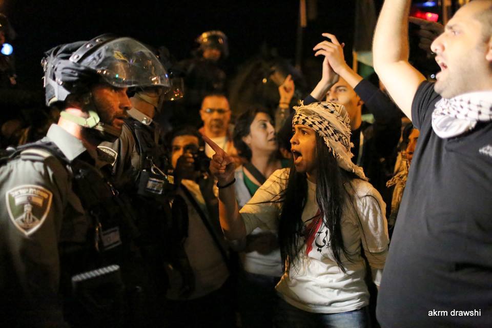 momo33me:    Of the Palestinian protest in Haifa against the Prawer ethnic cleansing